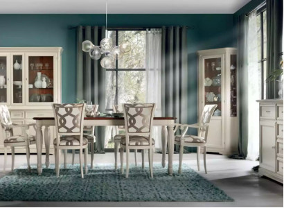 Esszimmer Esstisch 6x Stühle Garnitur Sideboard Gruppe 10tlg. Komplett